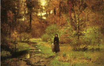 Theodore Clement Steele : The Brook in the Woods
